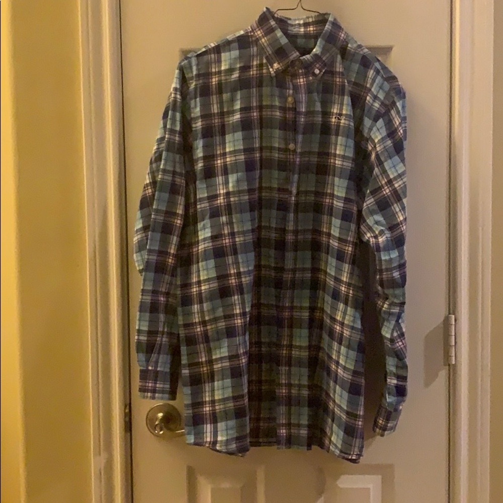 Vineyard Vines long sleeve plaid shirt